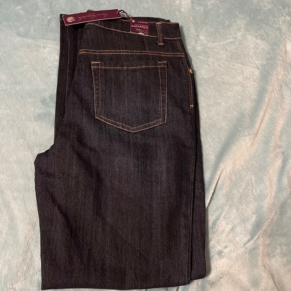 Gloria Vanderbilt The Original Amanda Jean Classic Fit Tapered Leg Mid-Rise